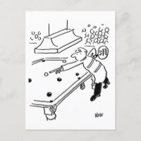 Lollipop Man spielt Snooker