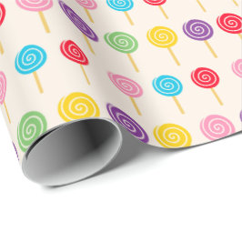Lollipop-Muster Geschenkpapier