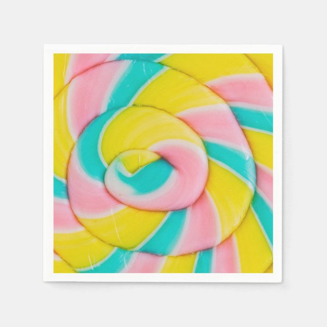 Lollipop-Papierservietten Serviette (Vorderseite)