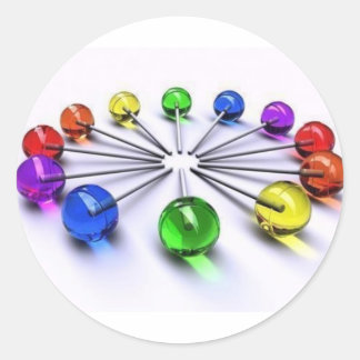 Lollipop Runder Aufkleber