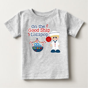 Lollipop Ship Baby T-shirt
