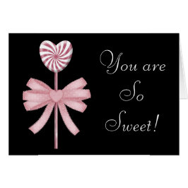 Lollipop Sie sind so Sweet Valentine Day Card