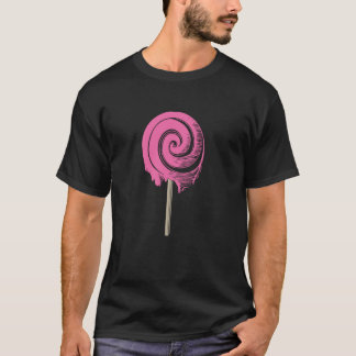 Lollipop Sucker Candy Design Long Sleeve T Shirt