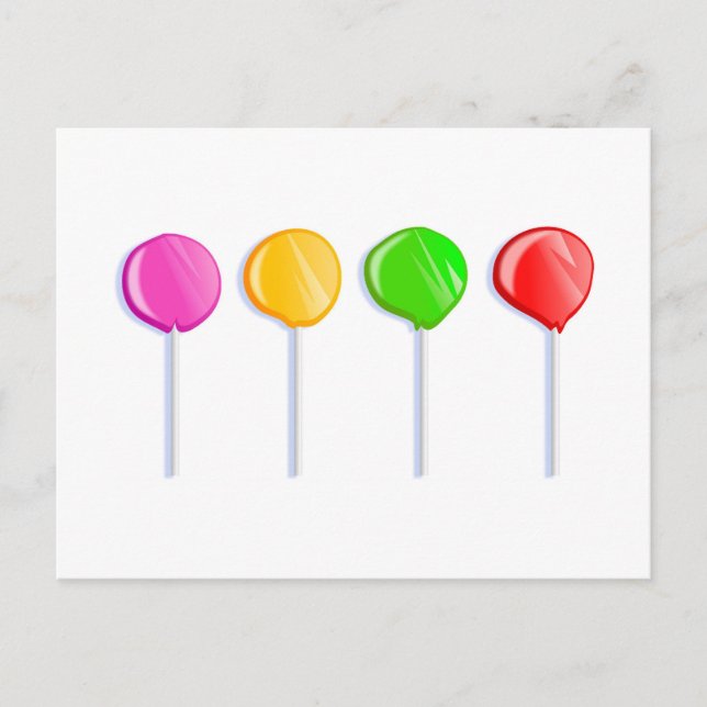 Lollipops Postkarte (Vorderseite)