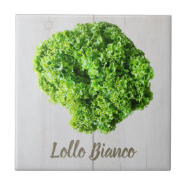 Lollo Bianco Salad Salat Blätter für Veganer Fliese
