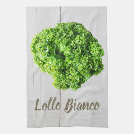Lollo Bianco Salad Salat Blätter für Veganer Geschirrtuch