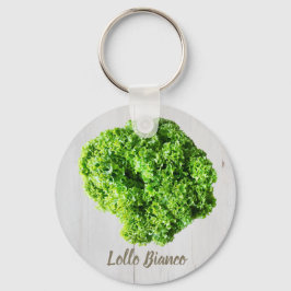 Lollo Bianco Salad Salat Blätter für Veganer Schlüsselanhänger