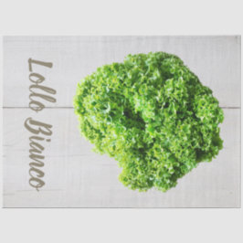 Lollo Bianco Salad Salat Blätter für Veganer Seidenpapier
