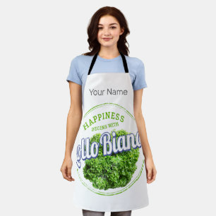 Lollo Bianco Salat Vintage Lollo Bionda Vegan Schürze