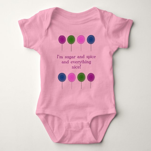 Lolly Pop Baby Onsie Strampler (Vorderseite)