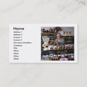 Lolly Shop Business Card Visitenkarte