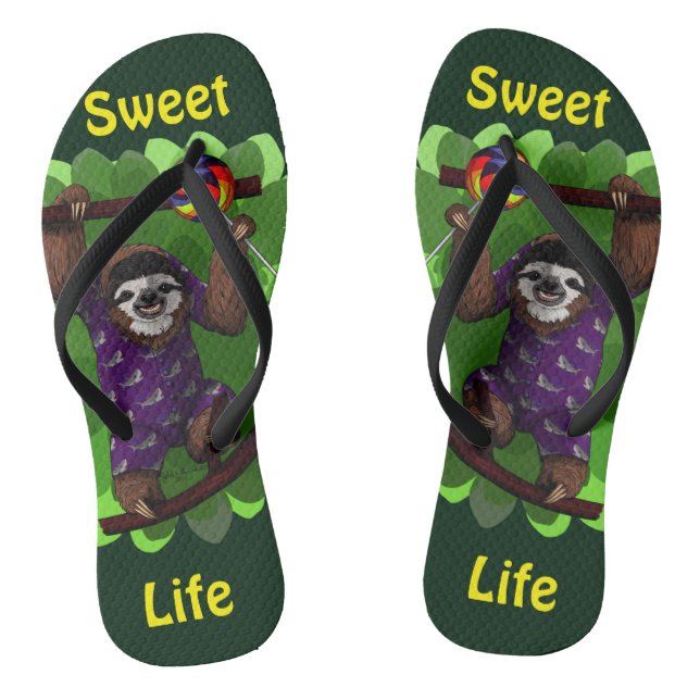 Lolly Sloth Flip Flops (Fußbett)