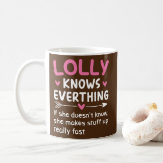 Lolly weiß alles Vintage Muttertag Kaffeetasse
