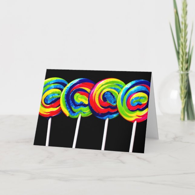 Lollypop Karte (Vorderseite)
