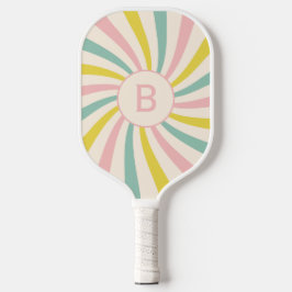 'Lollypop Vibes', Retro personalisiert Pickleball Schläger