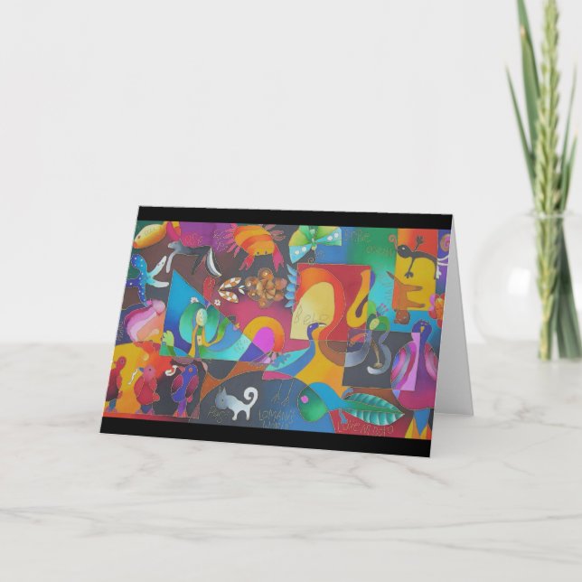 "LOMANI'S WORLD" KARTE (Vorderseite)