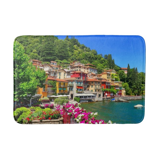 Lombardei Italien Como Lake Europe Badematte (Vorderseite)