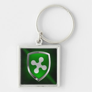 Lombardia Metallisches Emblem Schlüsselanhänger