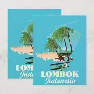 Lombok Indonesien-Karte