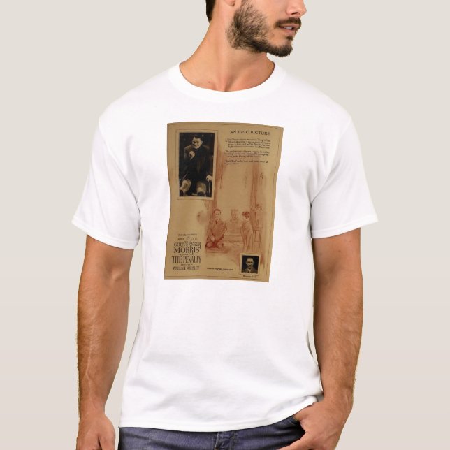 Lon Chaney 1920 Ausstelleranzeige stillen Films T-Shirt (Vorderseite)