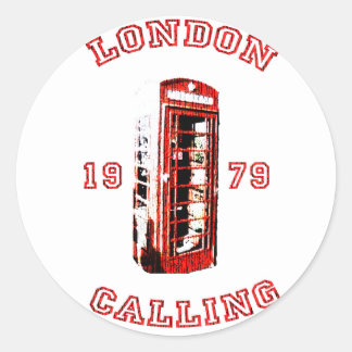 London 1979 runder aufkleber