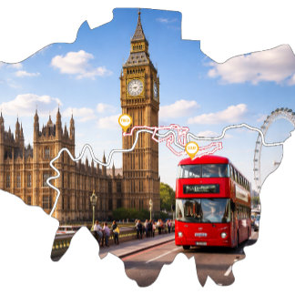 London 26,2 Marathon-Parcours-Karten-Tasse Tasse