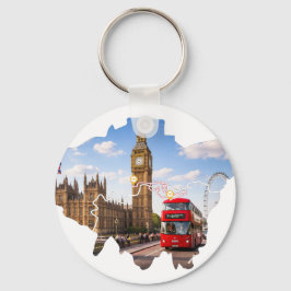 London 26.2 Marathoner Course Map Keychain Schlüsselanhänger