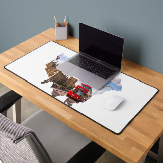 London 26.2 Marathoner Course Map Mouse Pad