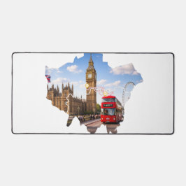 London 26.2 Marathoner Course Map Mouse Pad Schreibtischunterlage