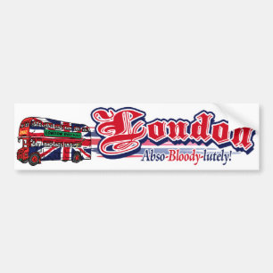 London Abso-Bloody-Laky Autoaufkleber