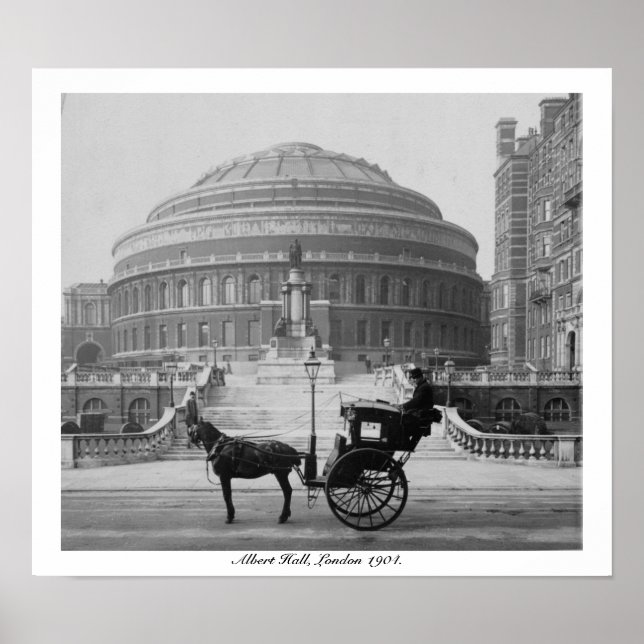London Albert Hall, Vintag England 1904 Poster (Vorne)