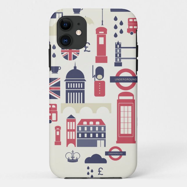London am Herzen Case-Mate iPhone Hülle (Rückseite)