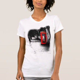 London am Telefon - rote britische Telefonzelle T-Shirt