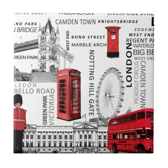 London-Andenken merged.jpg Fliese (Vorderseite)