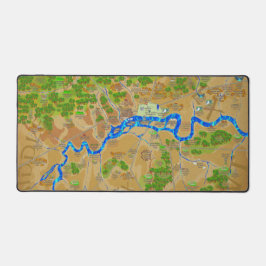 London Anglo Saxon Map Deskmat