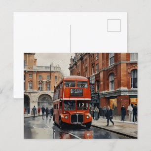 London Aqucolor Art Postkarte