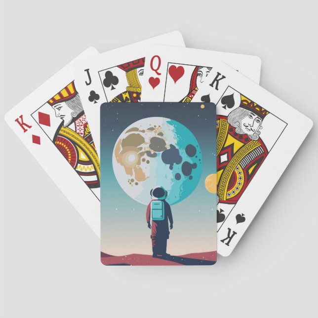 London Astronaut Spielkarten (Rückseite)