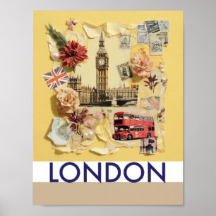 London auf meinem Mind-Poster Poster