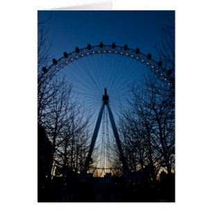 London-Auge an der Dämmerung
