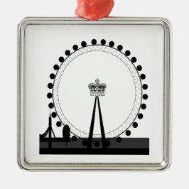 London-Augen-Verzierung Ornament Aus Metall