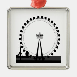 London-Augen-Verzierung Ornament Aus Metall