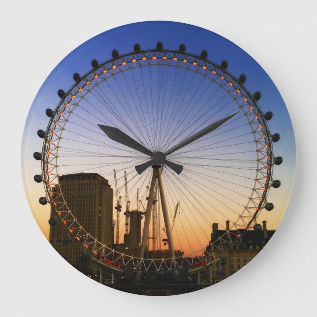 London-Augenkreis Wanduhr (Vorderseite)