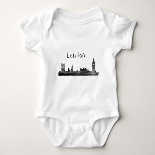 London Baby Strampler (Vorderseite)