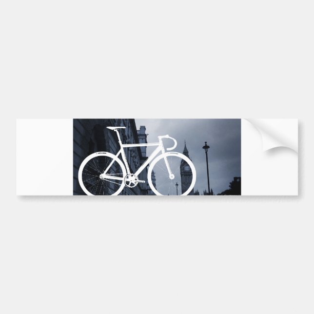 London-Bahn-Fahrrad Autoaufkleber (Vorne)