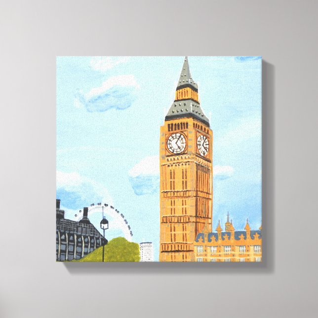 London Big Ben Canvas Print Leinwanddruck (Vorderseite)