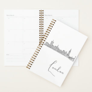 London Big Ben Great Britain Architecture Planer