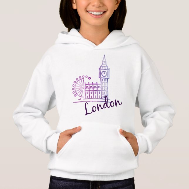 London, Big Ben, Great Brittan Hoodie (Vorderseite)