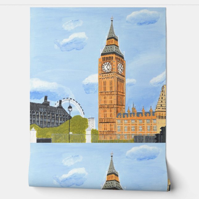 London Big Ben Hintergrundbild Tapete (Abrollen)