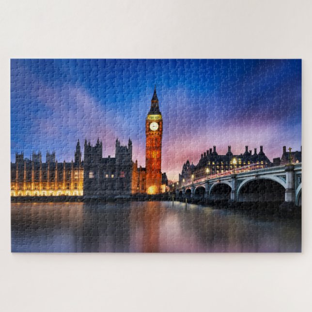 London Big Ben Houses of Parliament Sunset (Horizontal)