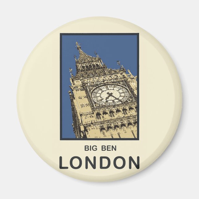 London Big Ben Magnet (Vorne)